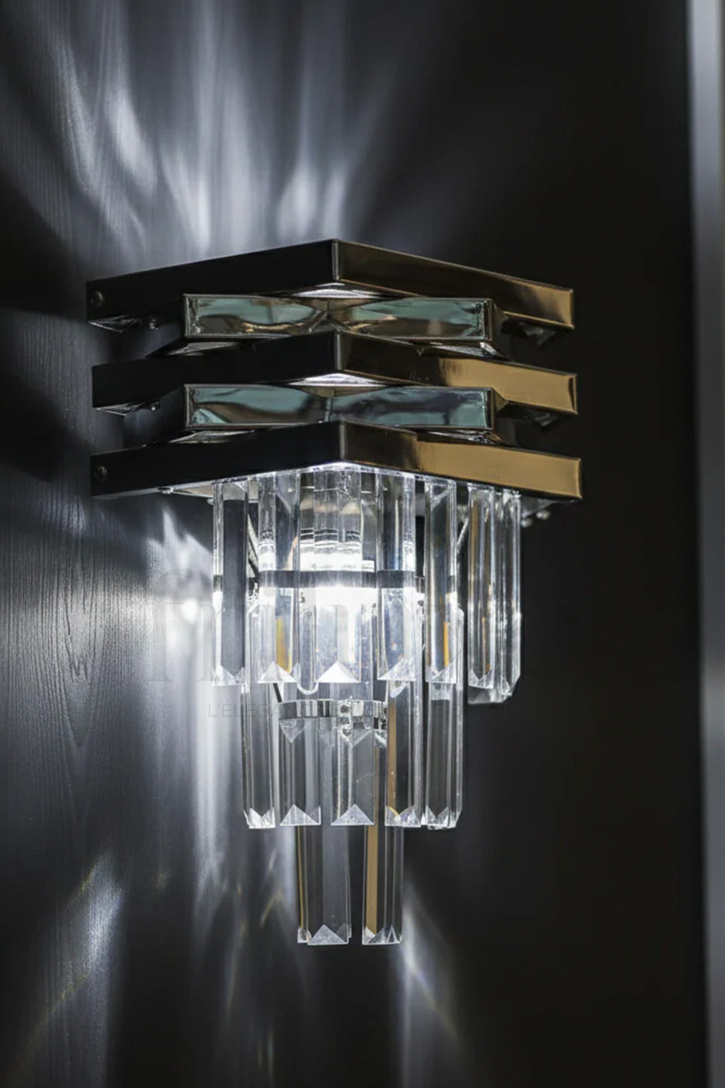 Applique Murale HEXALUX Cristal Moderne Luxe – Luminaire Élégant