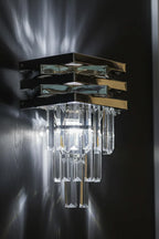 Applique Murale HEXALUX Cristal Moderne Luxe – Luminaire Élégant