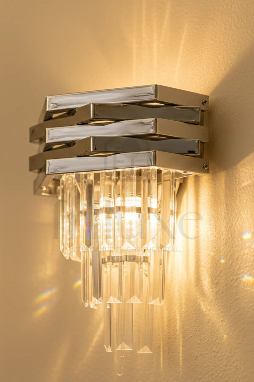 Applique Murale HEXALUX Cristal Moderne Luxe – Luminaire Élégant