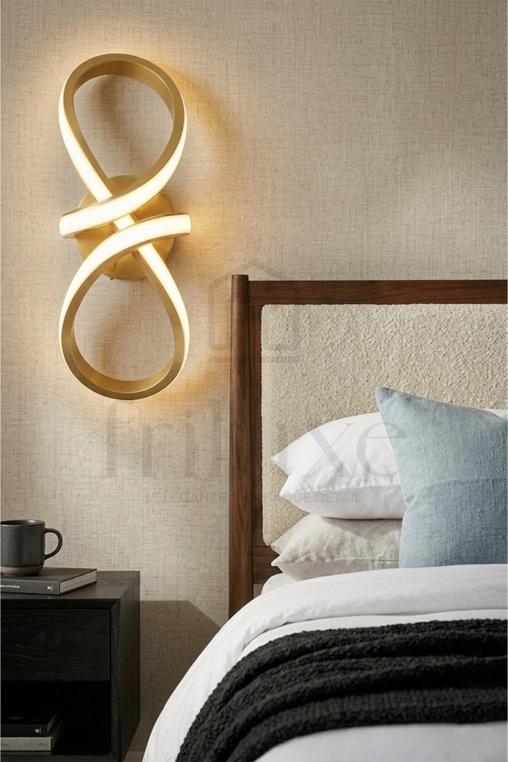 Applique Murale LED Infinity Design Luminaire Moderne Sculptural