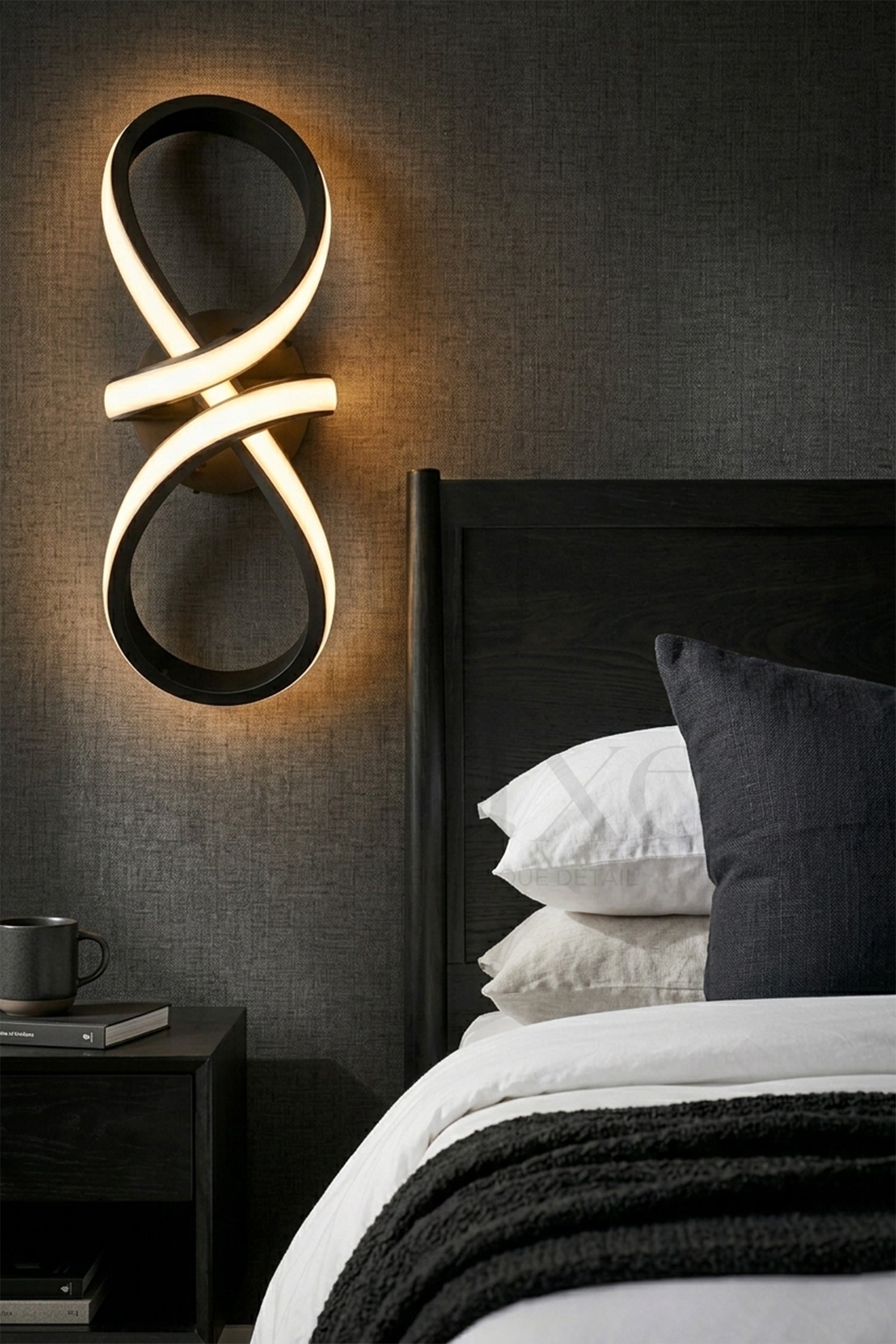Applique Murale LED Infinity Design Luminaire Moderne Sculptural
