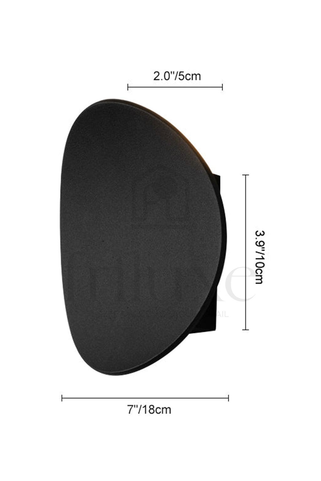 Applique Murale Luna Curve – LED Ronde Moderne