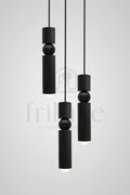 Suspension Fulcrum Moderne 3 Mini Tubes Design Élégant