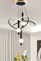Suspension LED Design Saturne – Moderne & Artistique