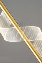 Suspension LED Ruban d’Or – Design Hélice 3 Ambiances