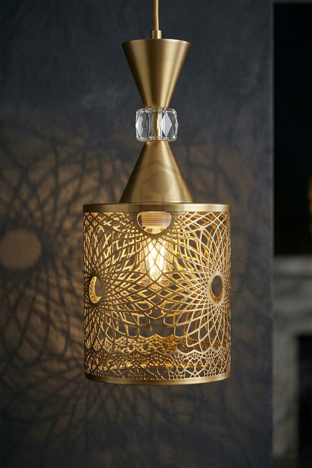 Suspension Orientale FARACHA 3 Lampes – Lustre Moderne Luxe en Métal
