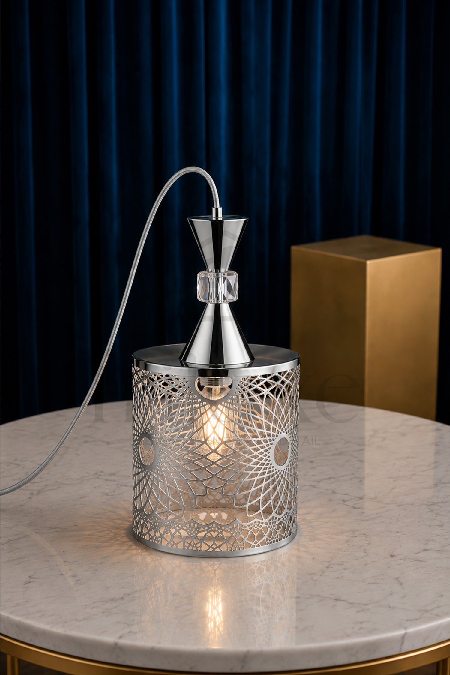Suspension Orientale FARACHA 1 Lampe – Lustre Moderne Luxe en Métal